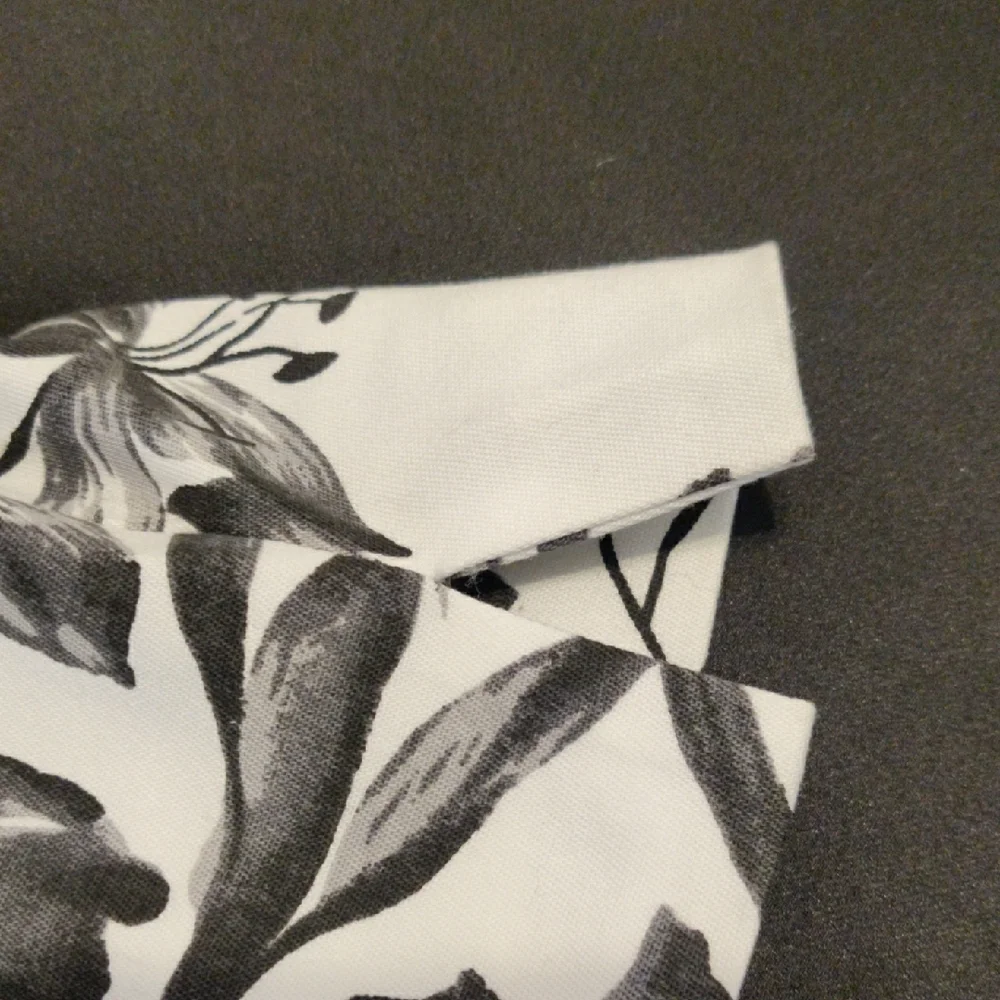 Erik Stewart. Floral Black and White Pants - Picture 6 of 9